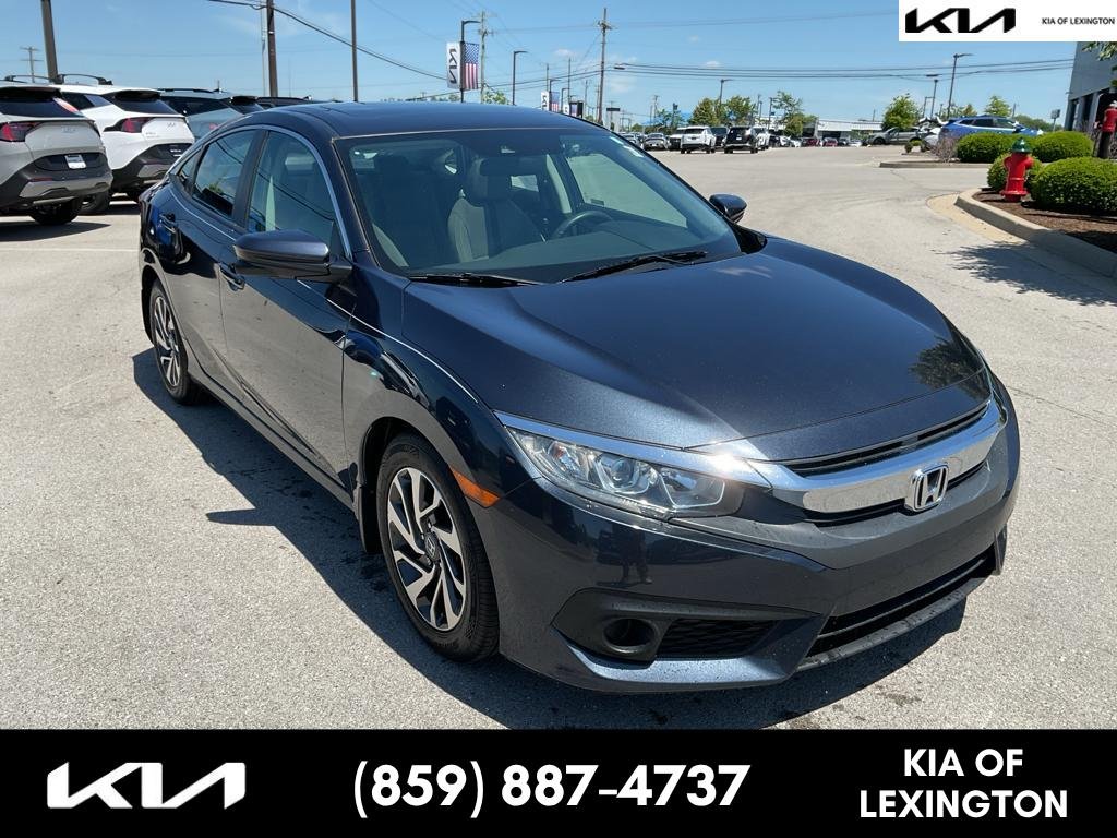 Used 2018 Blue Honda EX image 1