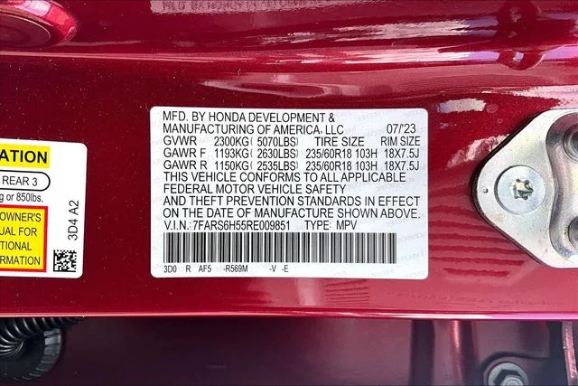 Certified Used 2024 Radiant Red Metallic Honda Sport image 16
