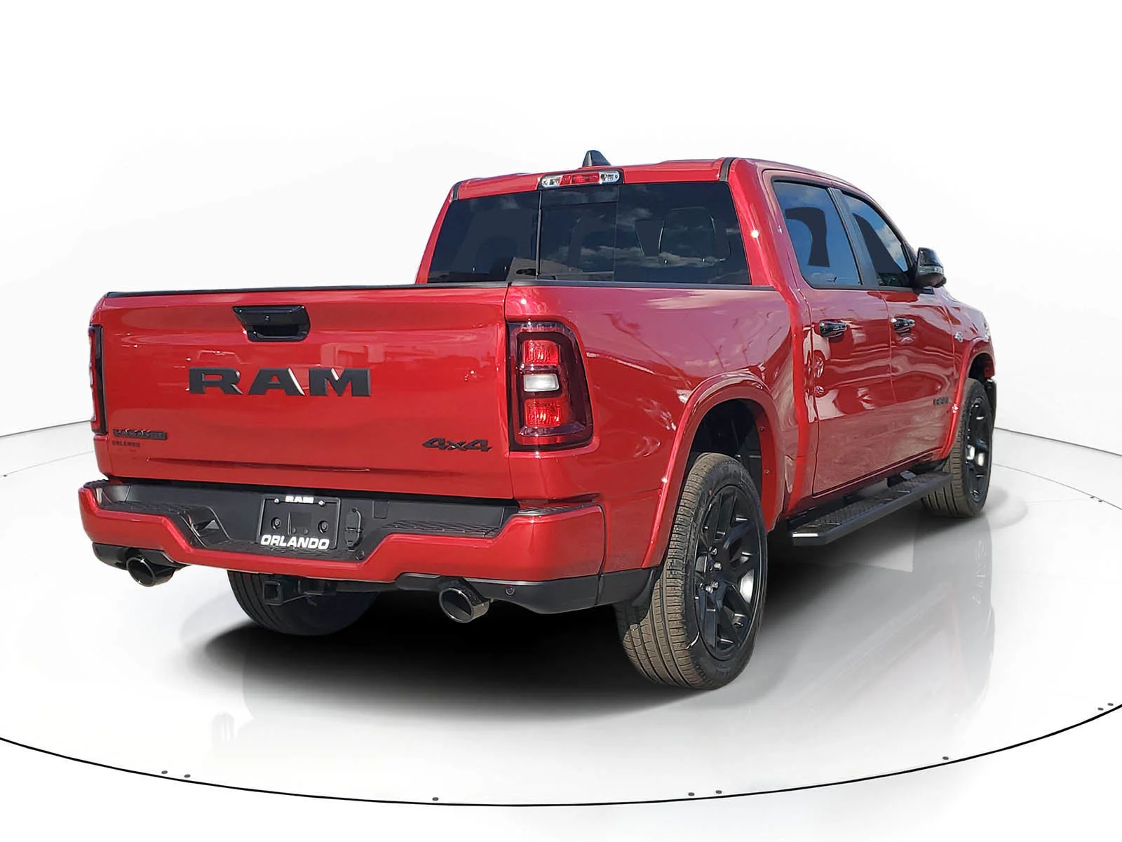 New 2026 Molten Red Pearlcoat RAM Laramie image 4