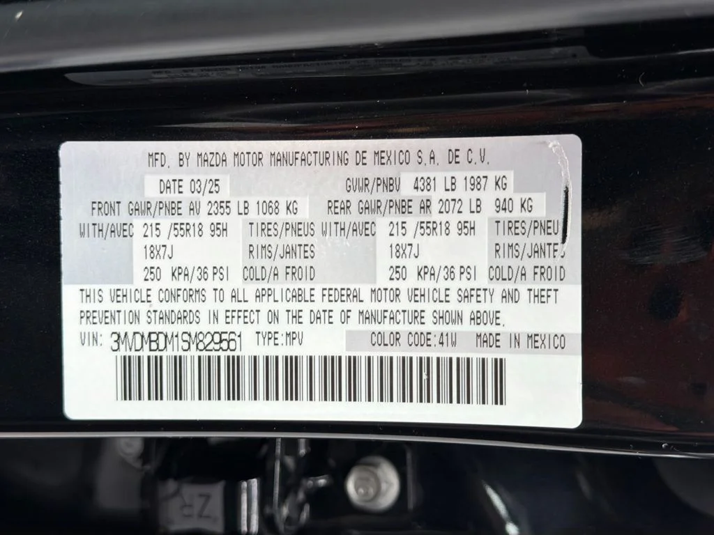 Certified Used 2025 Jet Black Mazda 2.5 S Premium Package image 30