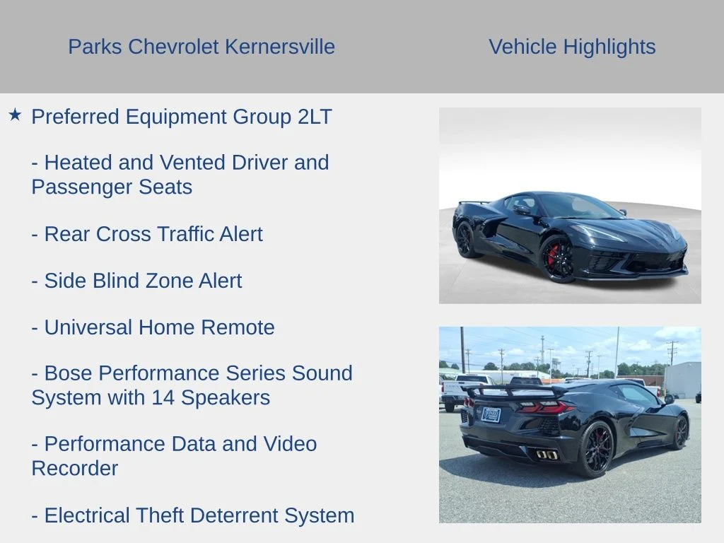Used 2026 Black Chevrolet Stingray image 16