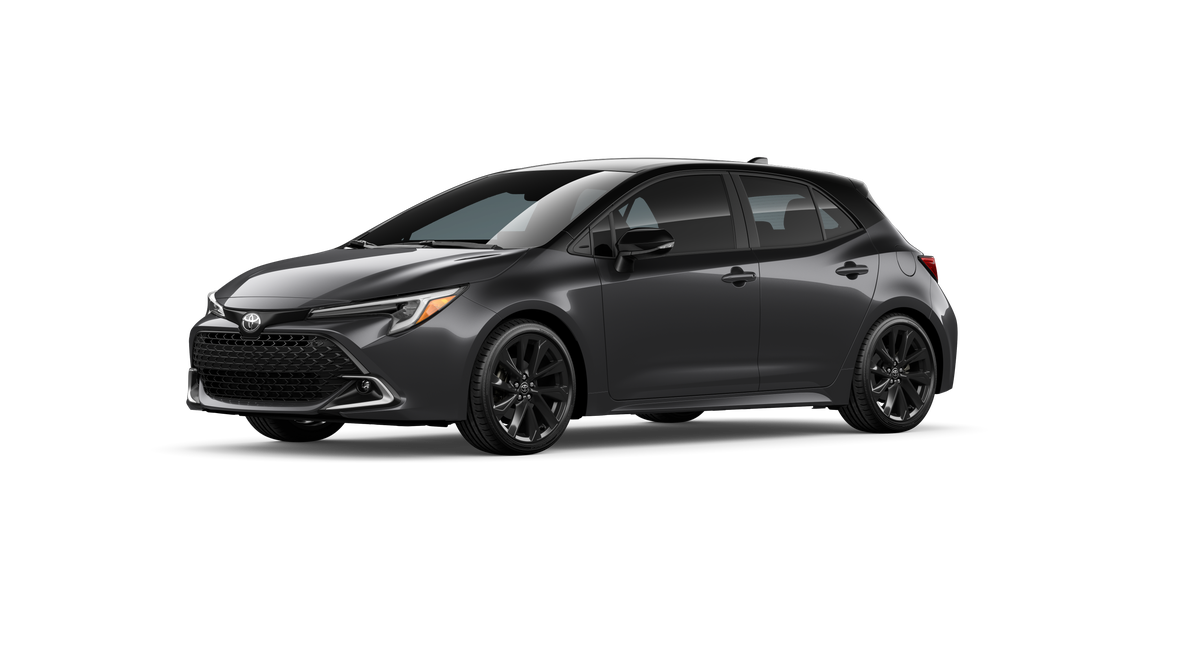 New 2025 Magnetic Gray Metallic with Midnight Black Metallic roof Toyota XSE image 2
