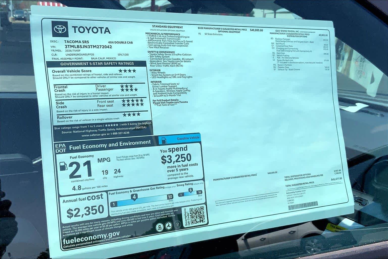 New 2026 Underground Toyota SR5 image 22