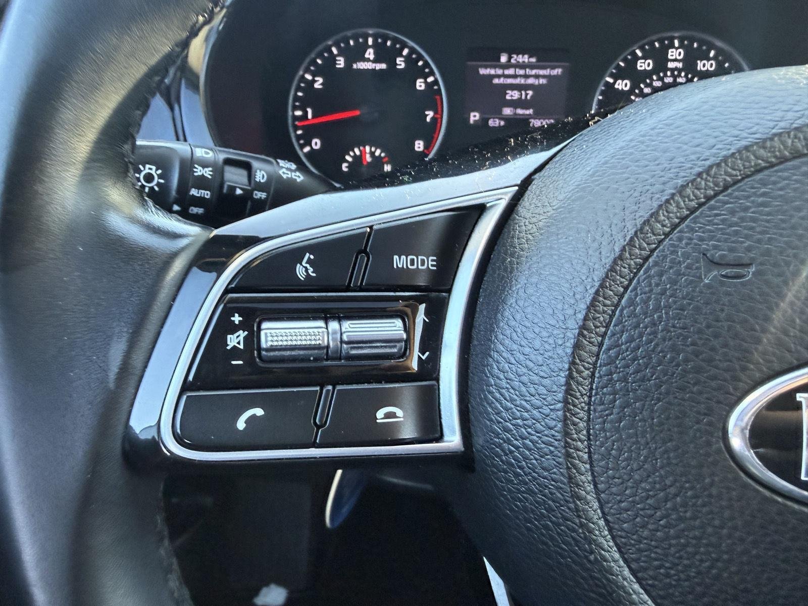 Used 2021 Cherry Black Kia EX image 10