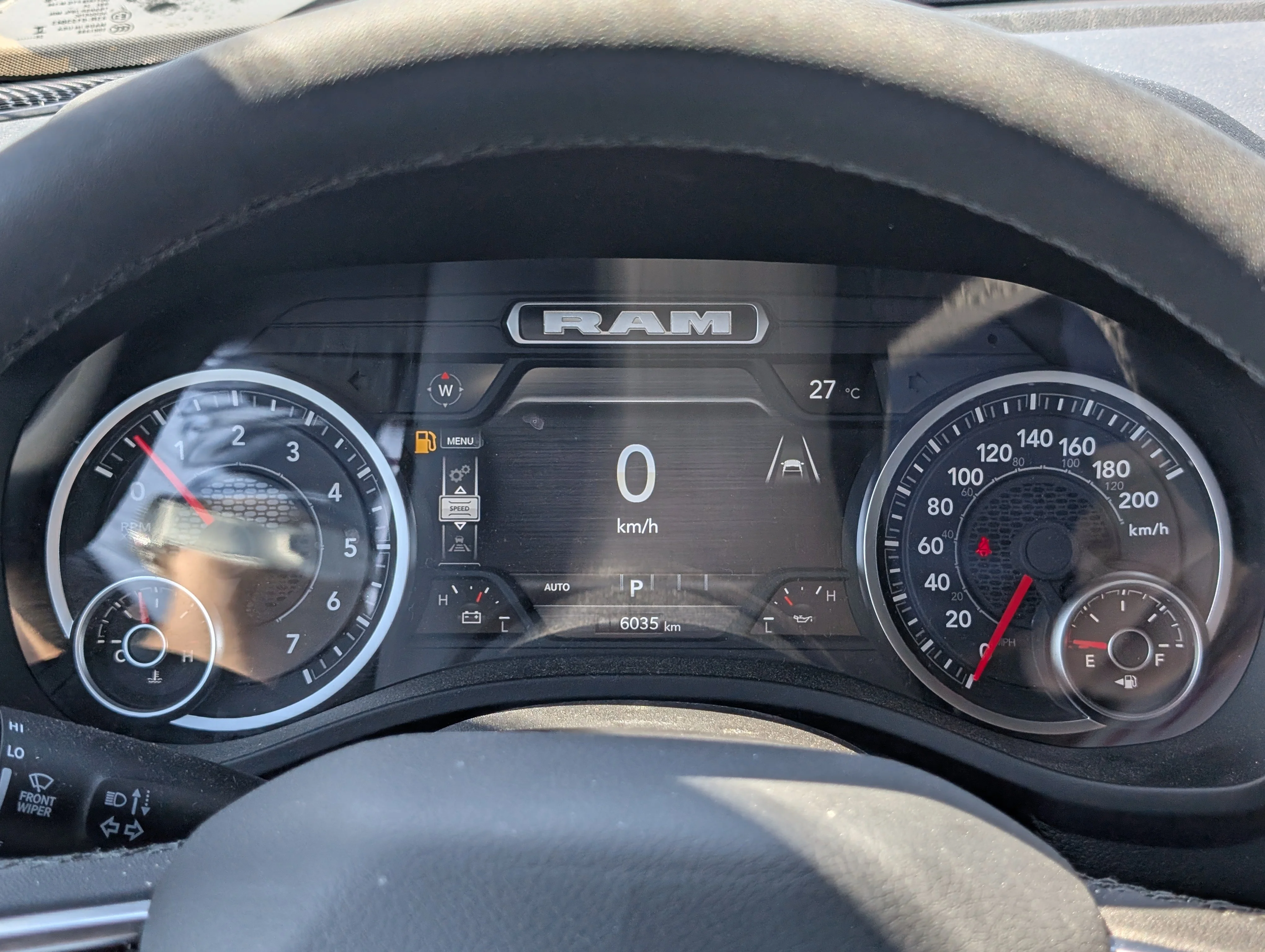 Used 2025 Bright White Ram Big Horn image 28