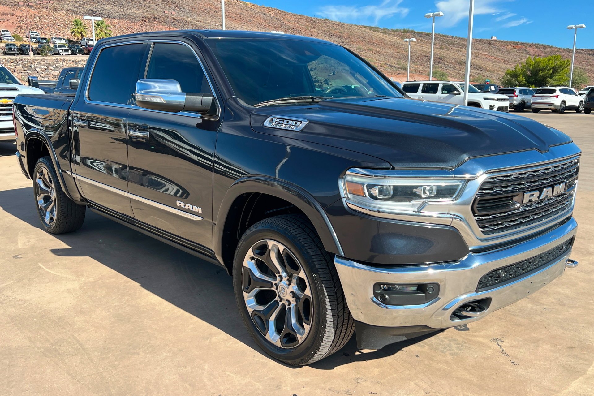 Used 2020 Maximum Steel Metallic Clearcoat Ram Limited image 8