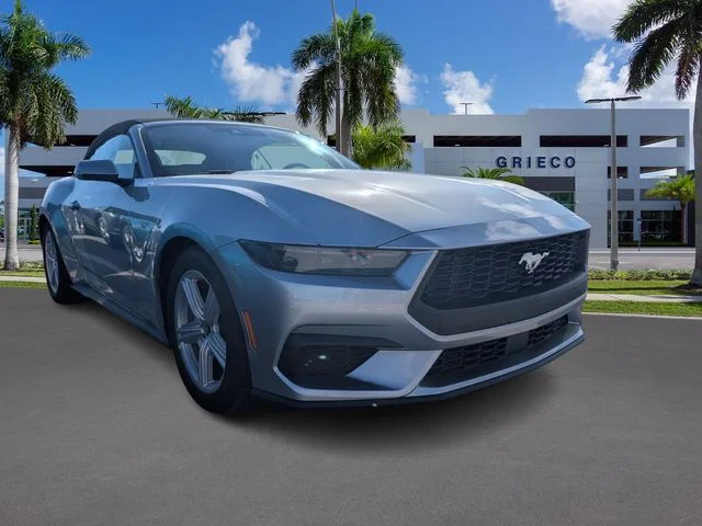 New 2026 Iconic Silver Metallic Ford EcoBoost® Premium Convertible image 1