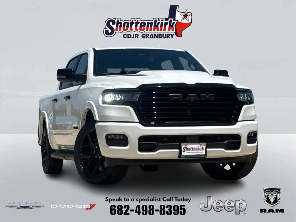 New 2026 Bright White Clear-Coat Exterior Paint RAM Laramie image 1