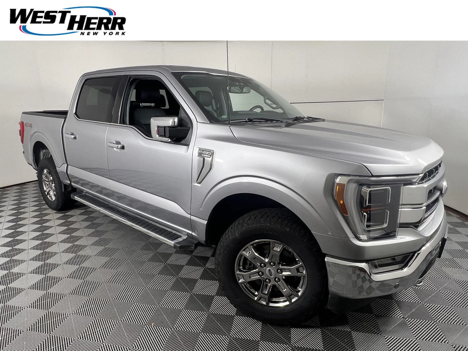 Used 2022 Iconic Silver Ford LARIAT image 1