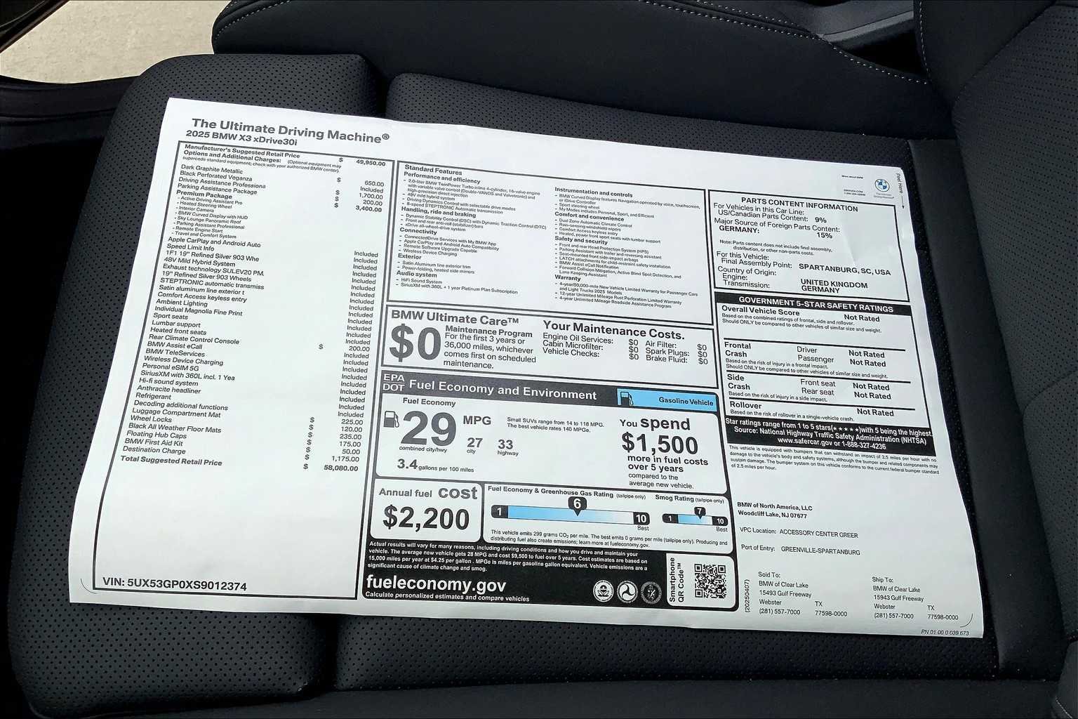 2025 BMW X3 30 - Photo 19