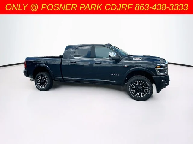 New 2026 Forged Blue Metallic Exterior Paint RAM Limited Longhorn image 4