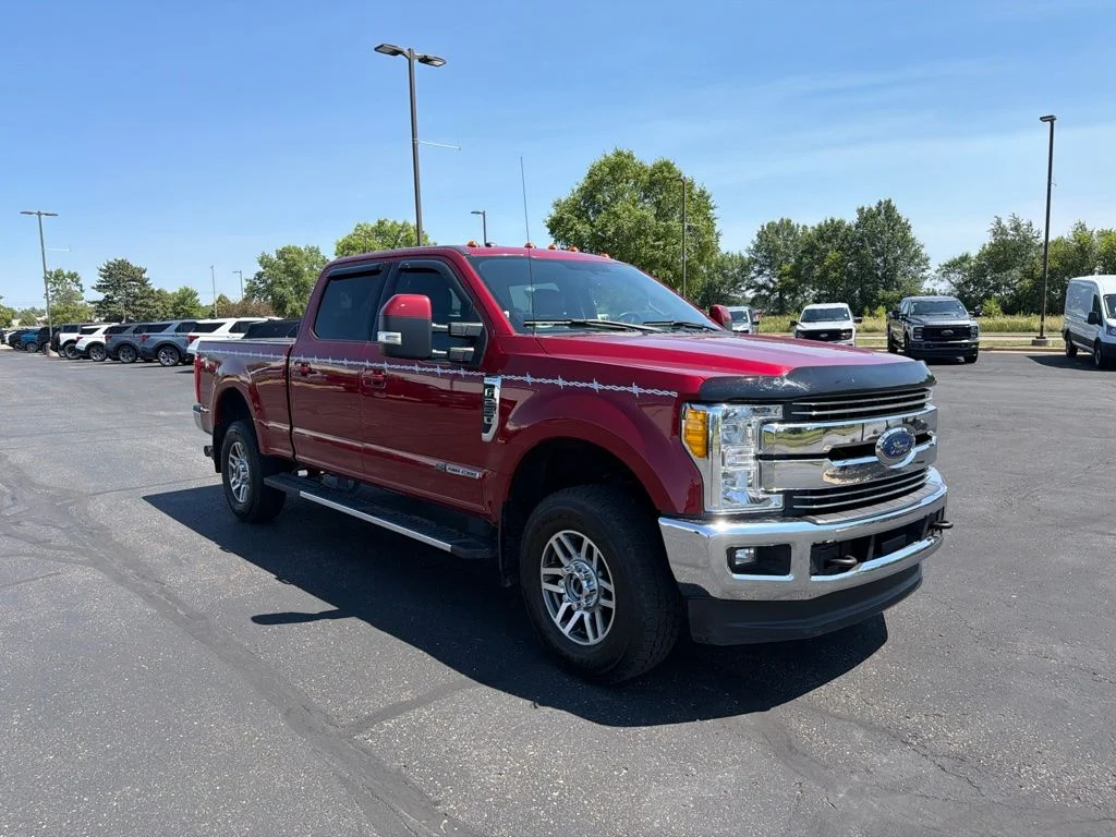 Used 2017 Ruby Red Metallic Tinted Clearcoat Ford Lariat image 1