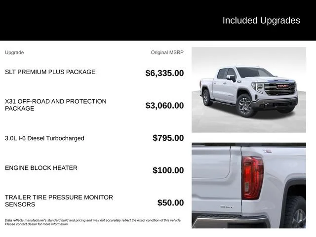 New 2026 Summit White GMC SLT image 6