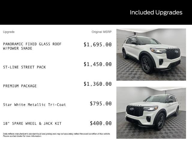 New 2026 Star White Metallic Tri-Coat Ford ST-Line image 3