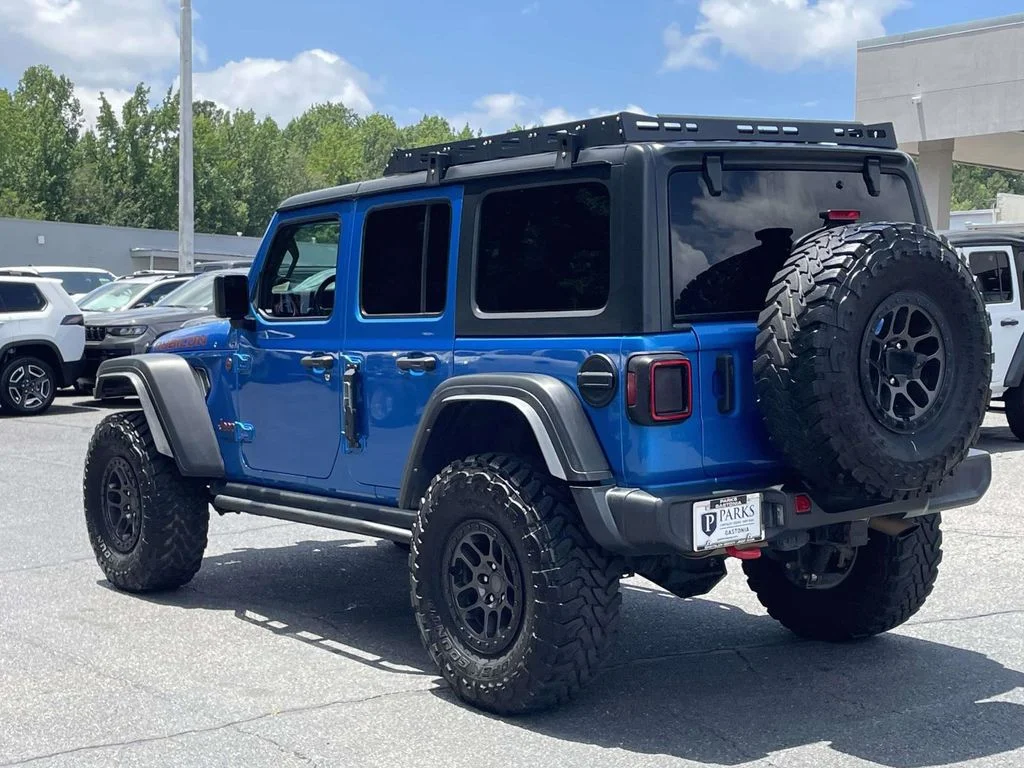 Used 2021 Blue Jeep Unlimited Rubicon image 6