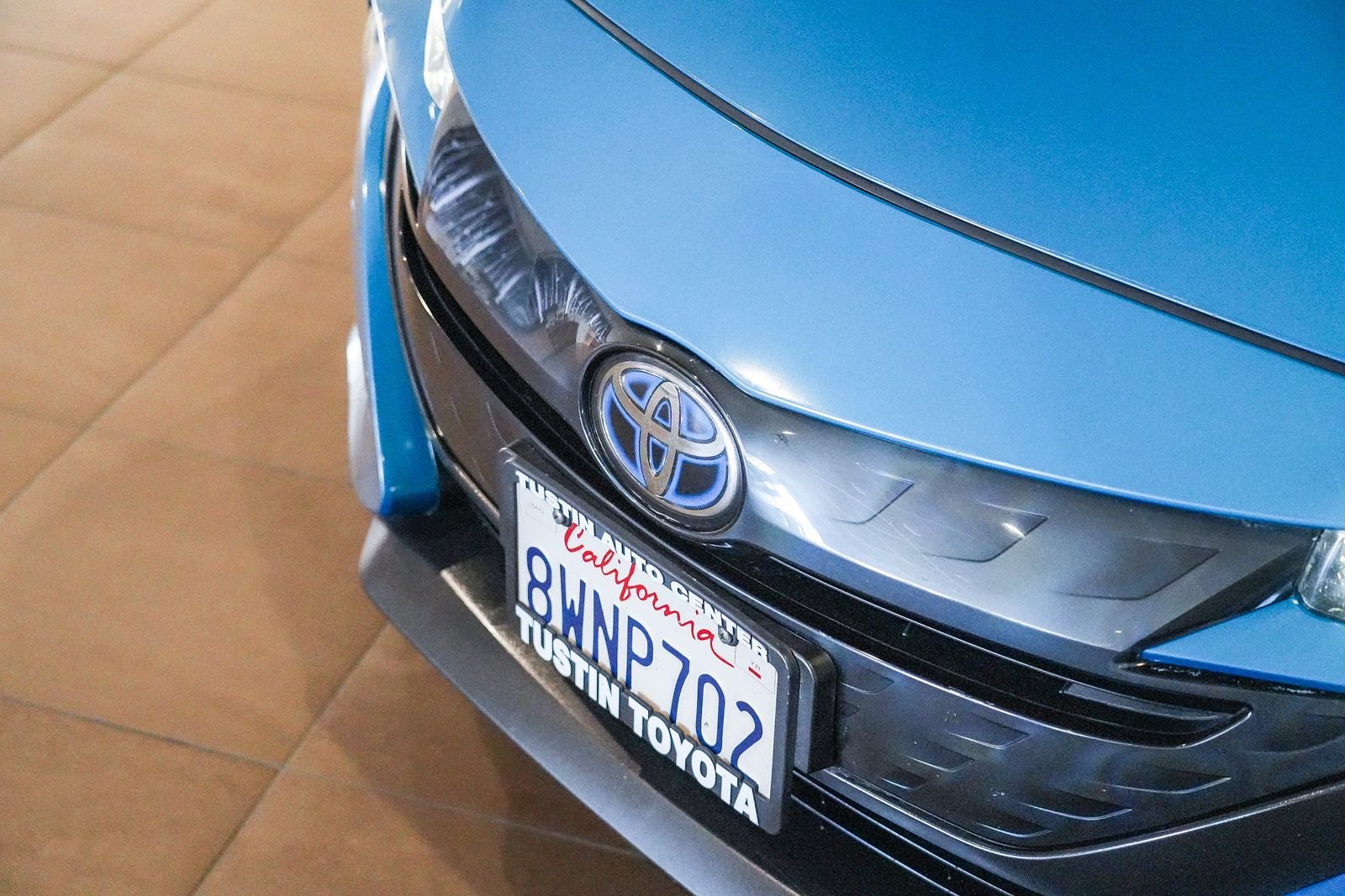 Certified Used 2021 Blue Toyota LE image 3