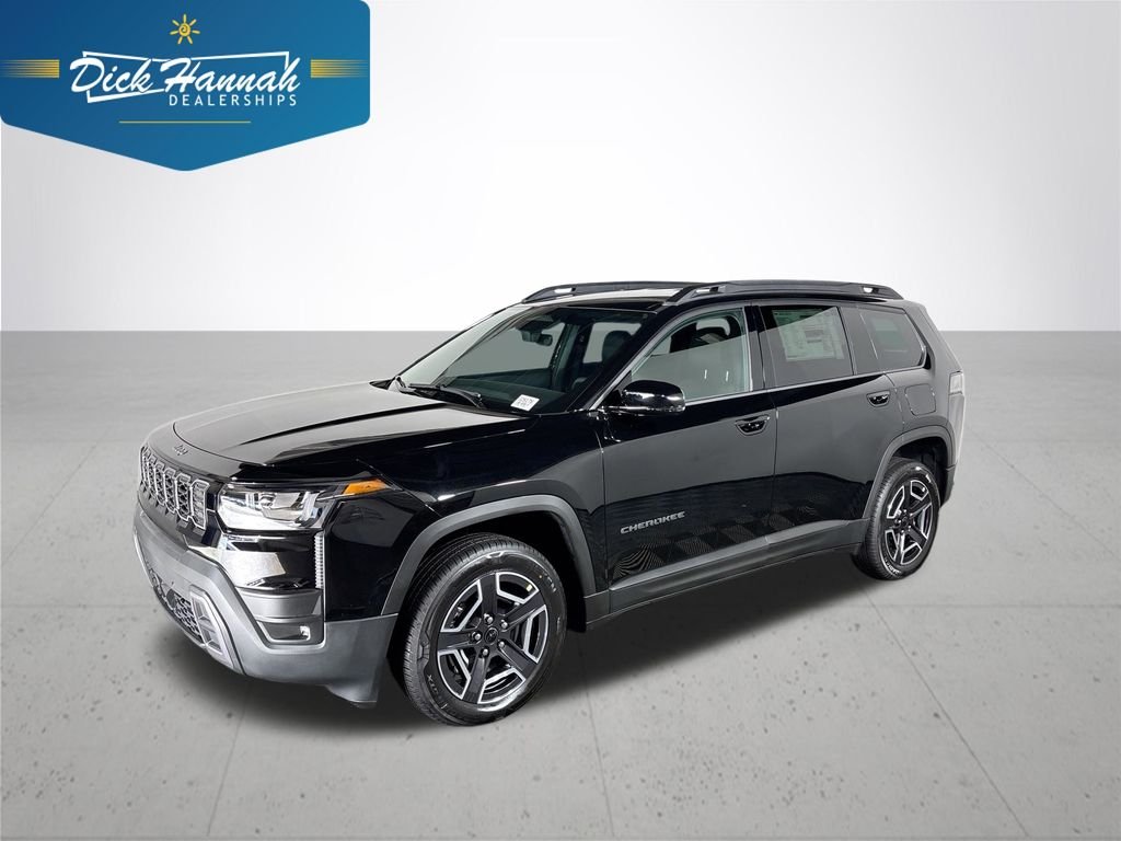 New 2026 Diamond Black Crystal Pearlcoat Jeep Limited image 1
