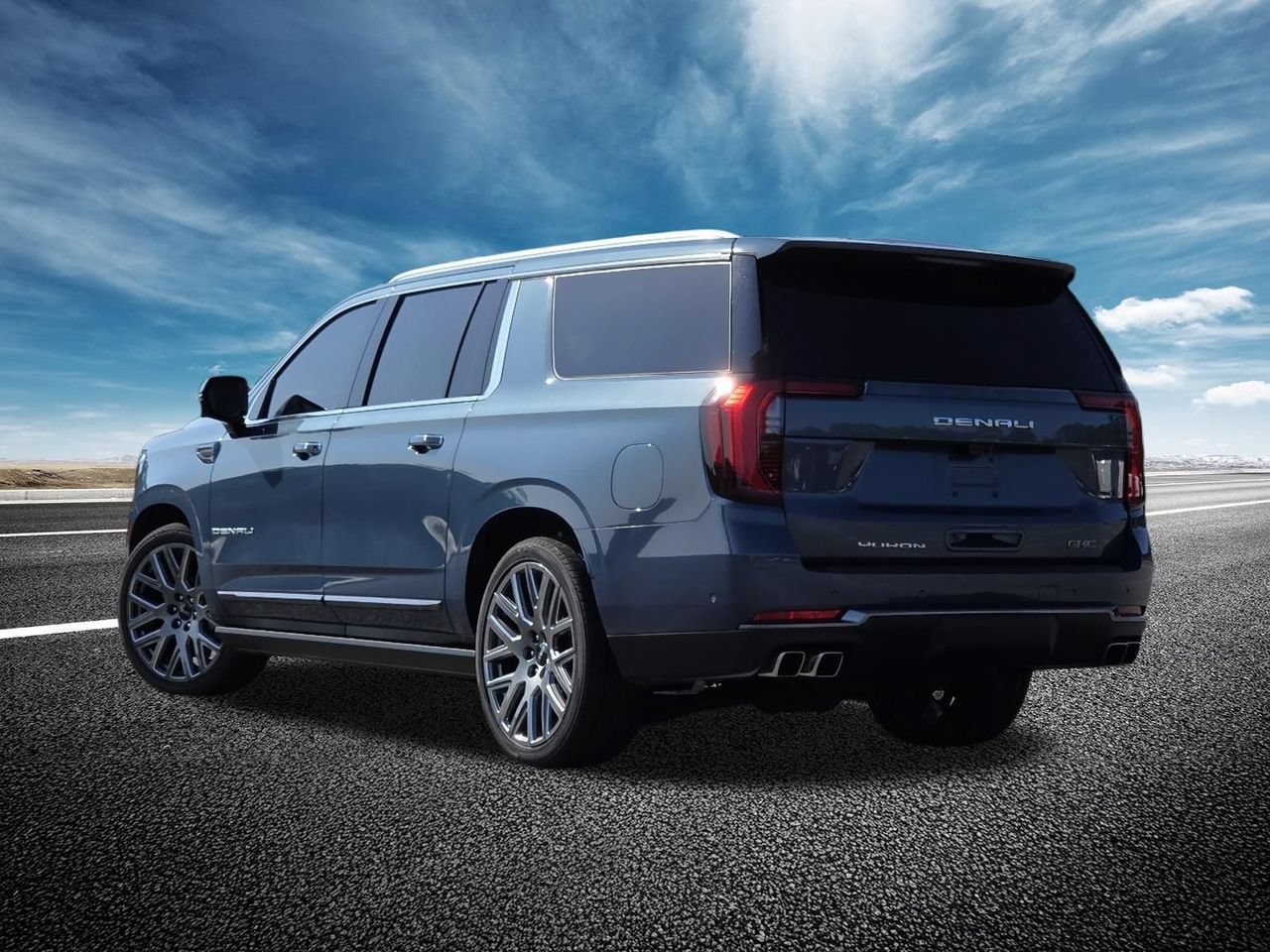 Used 2025 Downpour Metallic GMC Denali Ultimate image 23