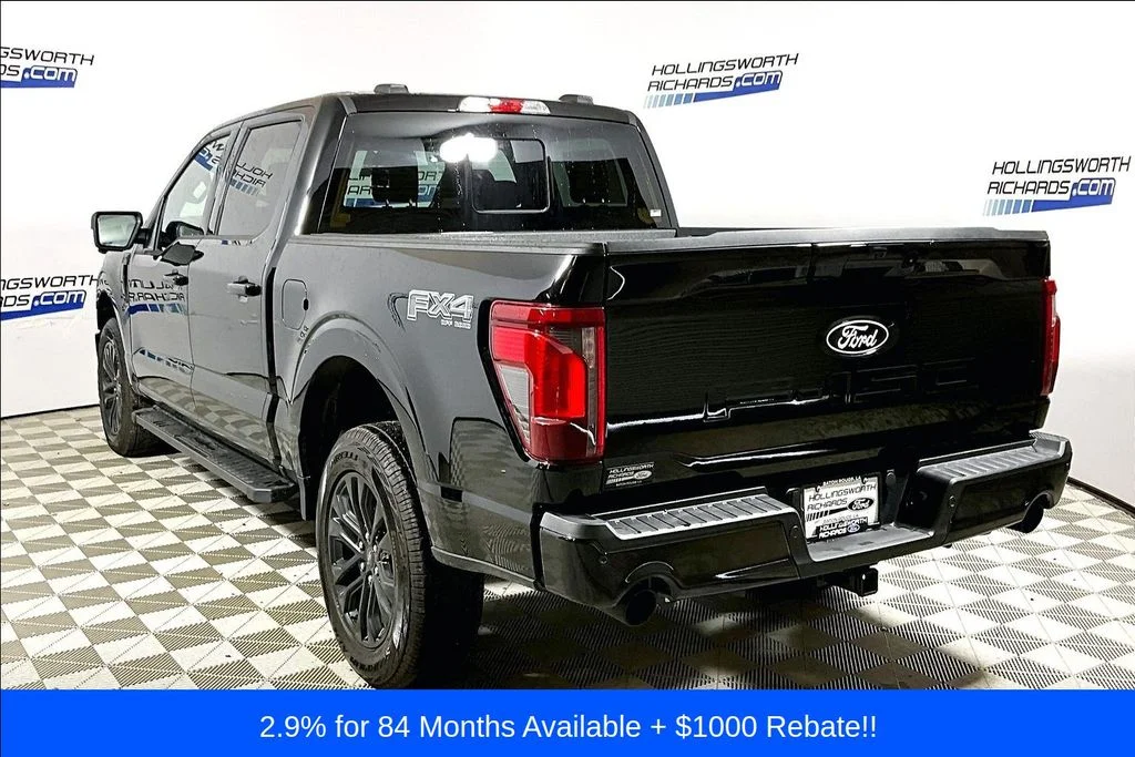 New 2026 Agate Black Metallic Ford XLT image 3