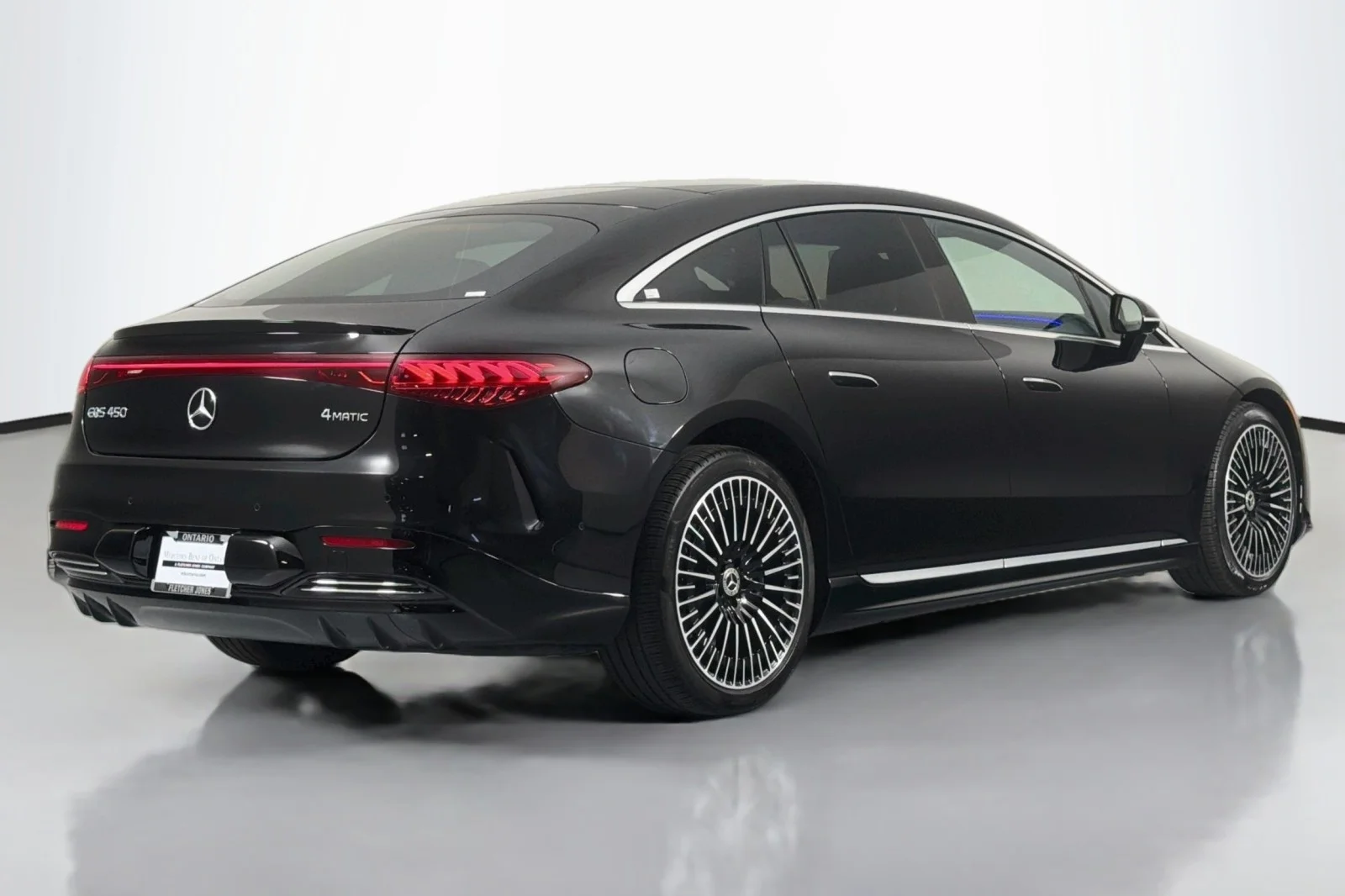Certified Used 2023 Obsidian Black Metallic Mercedes-Benz EQS 450 image 11