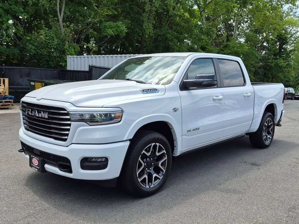 New 2026 Bright White Clear-Coat Exterior Paint RAM Laramie image 7