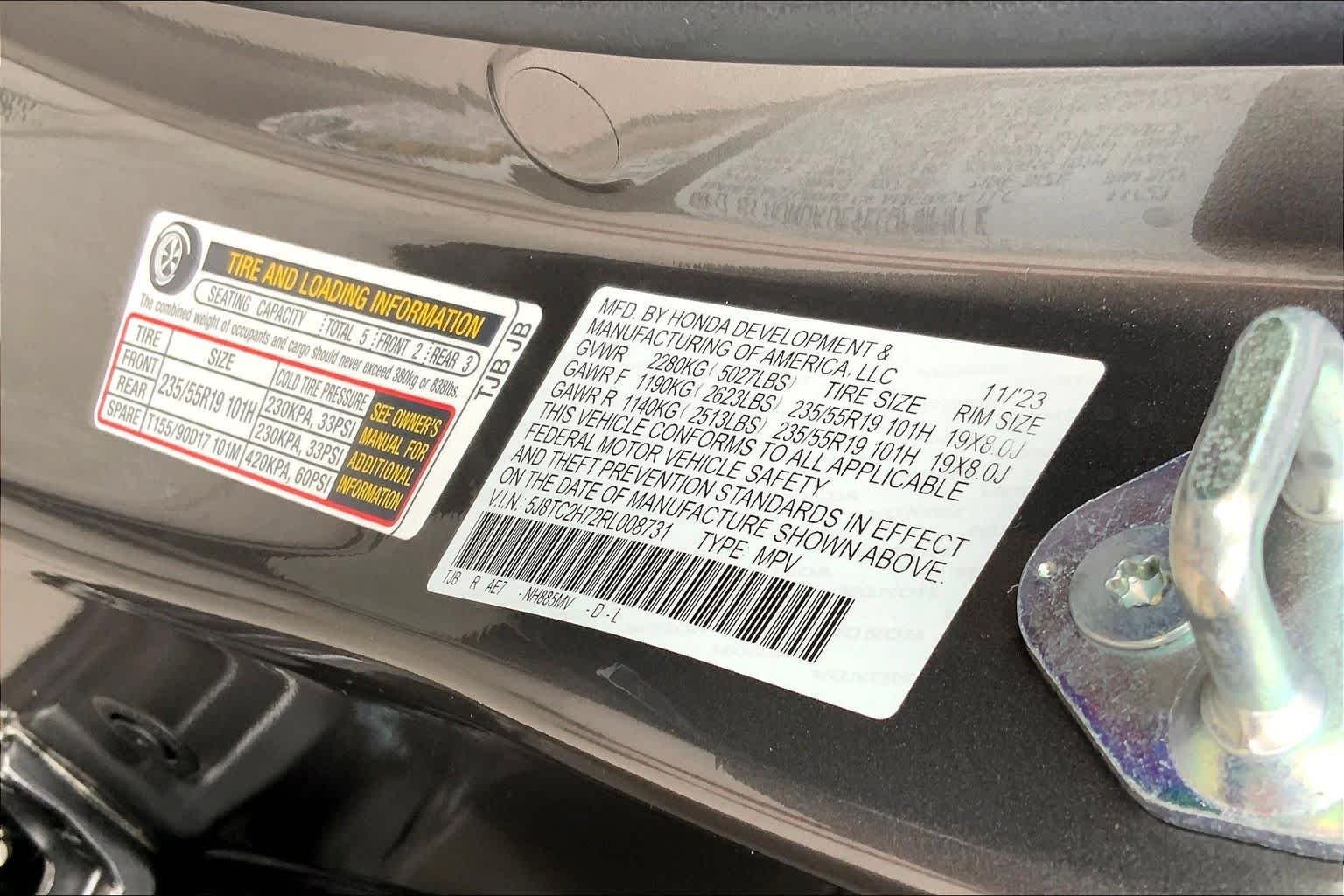 Used 2024 Liquid Carbon Metallic Acura w/Advance Package image 35