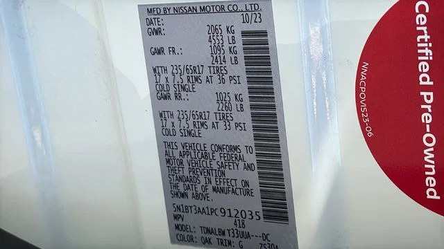 Certified Used 2023 White Nissan S image 30