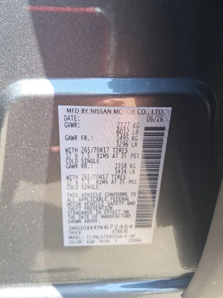 New 2026 Gray Nissan PRO-4X image 50