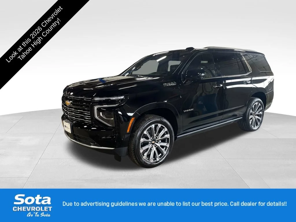 New 2026 Black Chevrolet High Country image 1