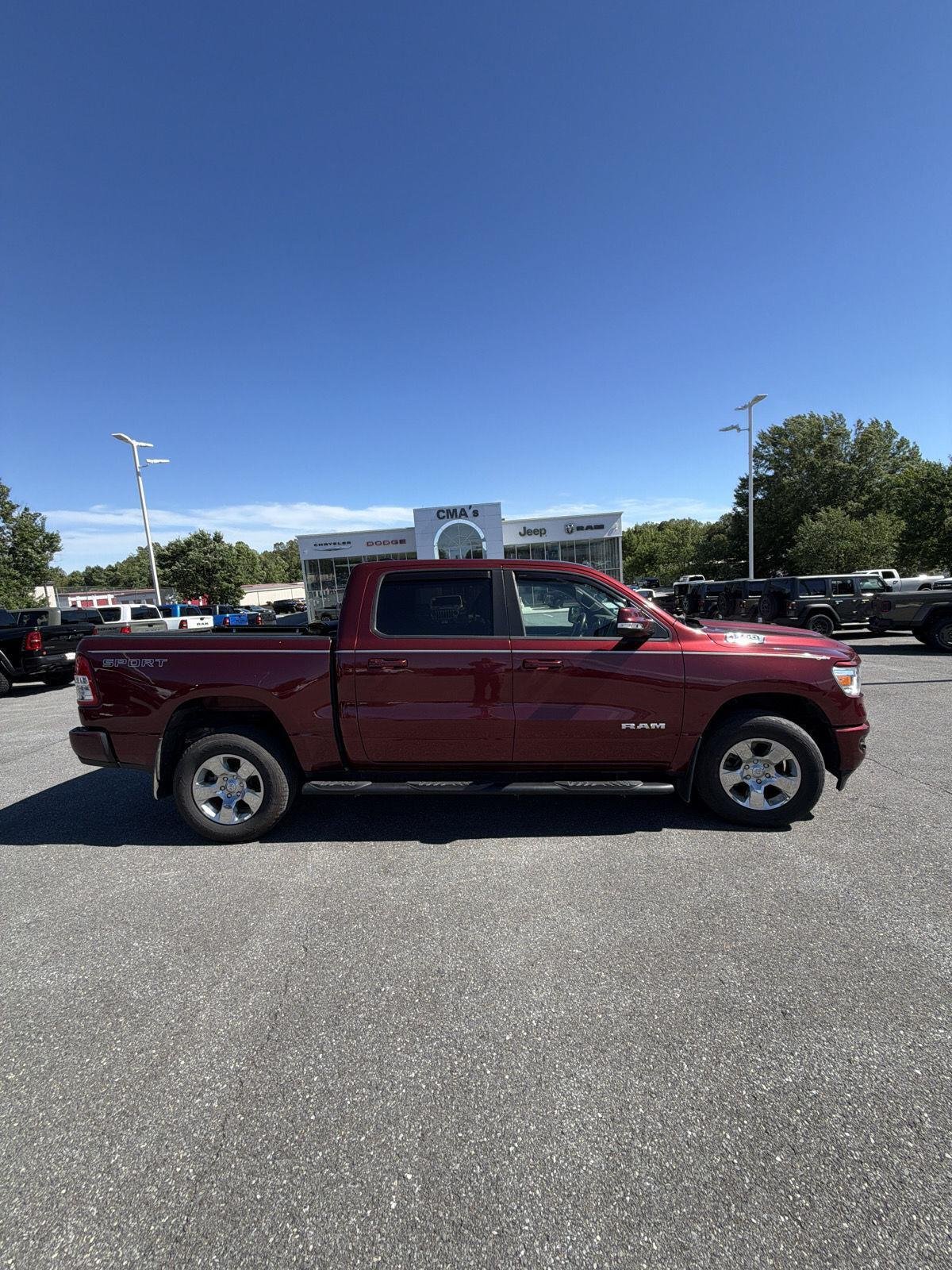 Used 2022 Delmonico Red Pearlcoat Ram Big Horn image 4