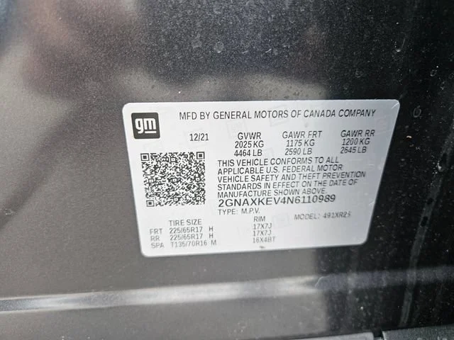 Used 2022 Iron Gray Metallic Chevrolet LT image 30