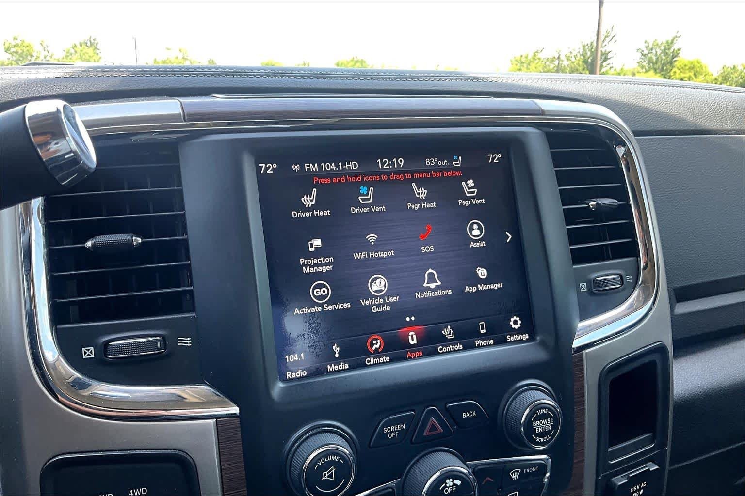 Used 2018 Flame Red Clearcoat Ram Laramie image 33