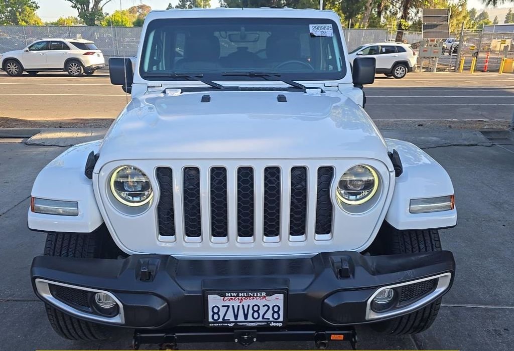 Used 2021 White/off-white Jeep Unlimited Sahara 4xe image 2