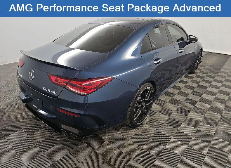 Used 2022 Denim Blue Metallic Mercedes-Benz AMG® CLA 45 image 3
