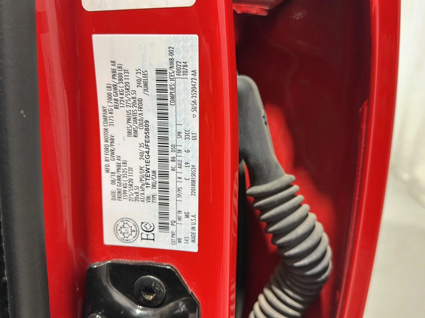 Used 2018 Race Red Ford XL image 26