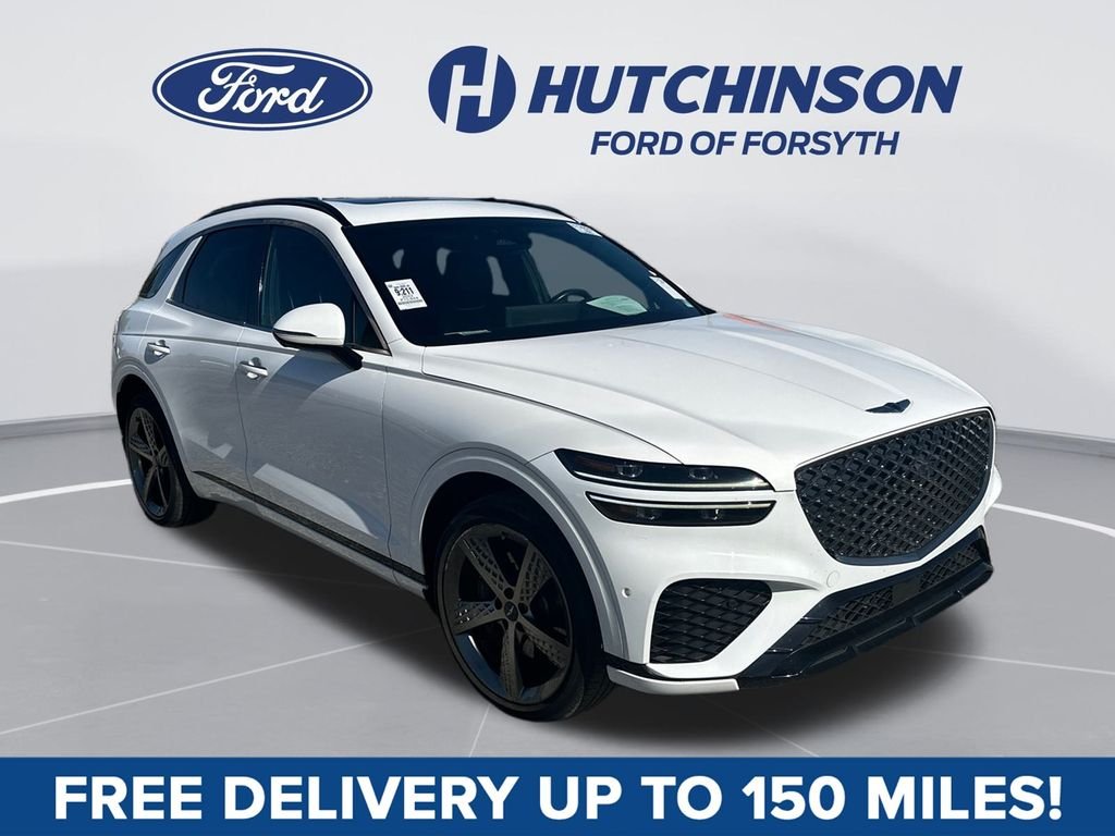 Alta White 2022 Genesis GV70 3.5T Sport AWD SUV / Crossover All-Wheel Drive