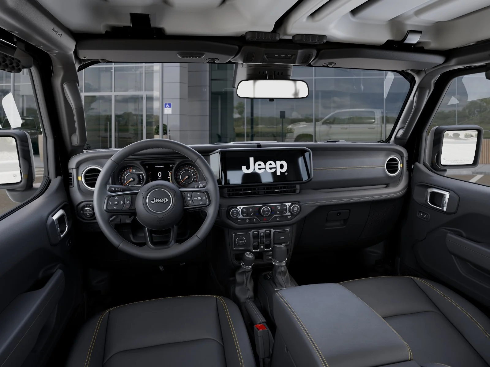 New 2026 Black Clear-Coat Exterior Paint Jeep Texas Trail image 40