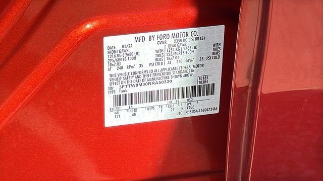 Used 2024 Red Ford Lariat image 33