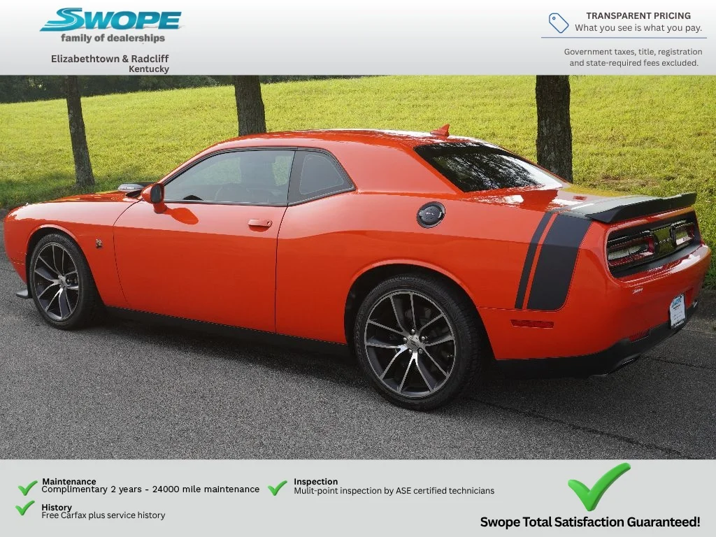 Used 2017 Go Mango Dodge 392 Hemi Scat Pack Shaker image 5