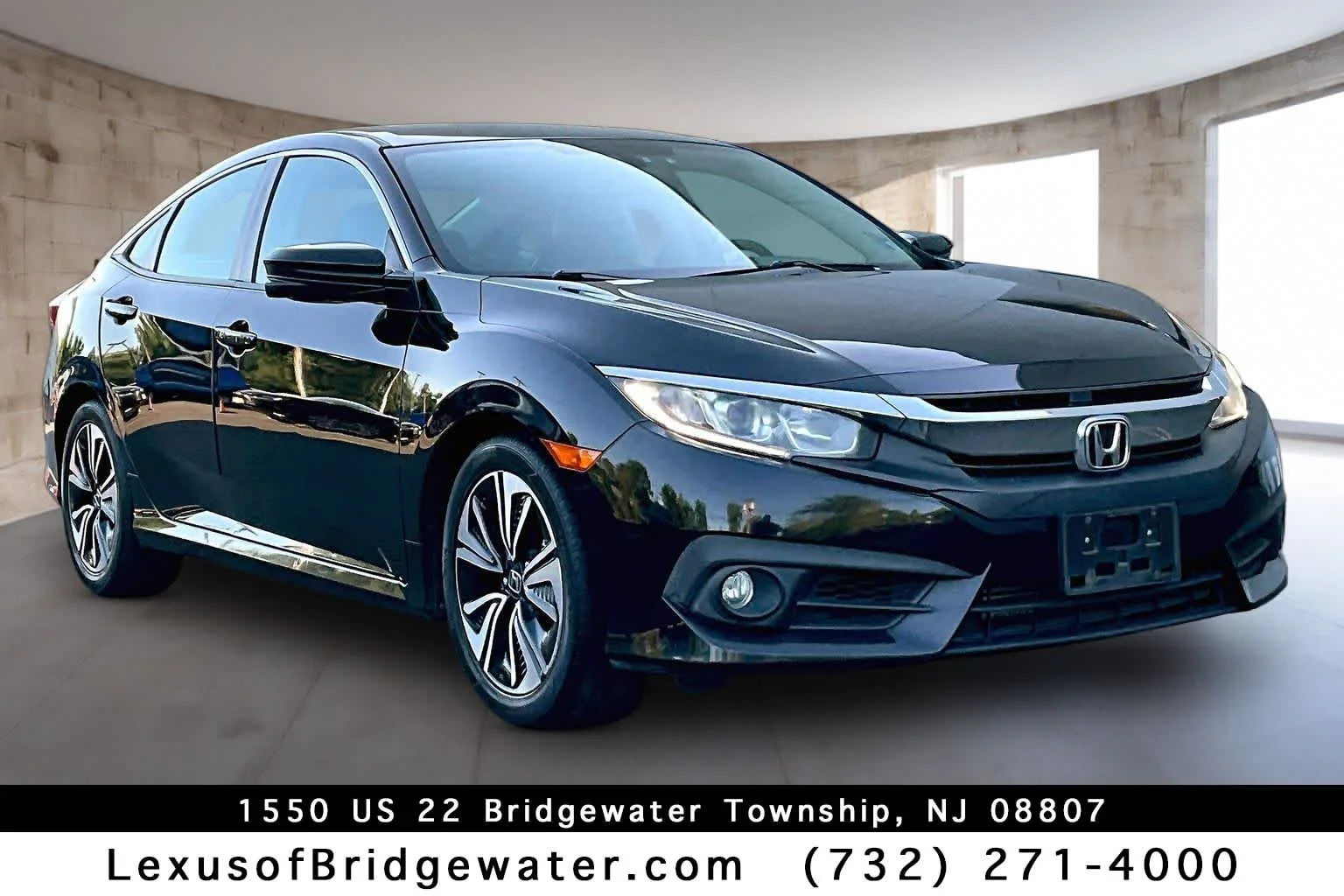 Used 2016 Crystal Black Pearl Honda EX-L image 1