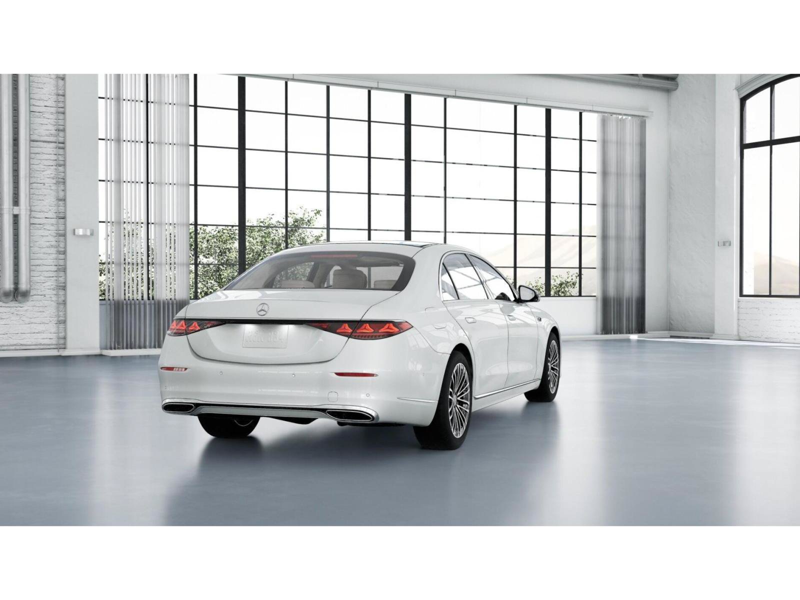 New 2027 MANUFAKTUR Moonlight White Metallic Mercedes-Benz S 500 4MATIC® Sedan image 23