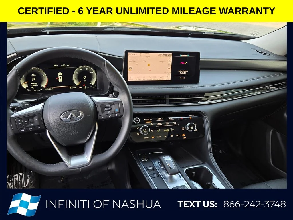Certified Used 2023 Black INFINITI LUXE image 10