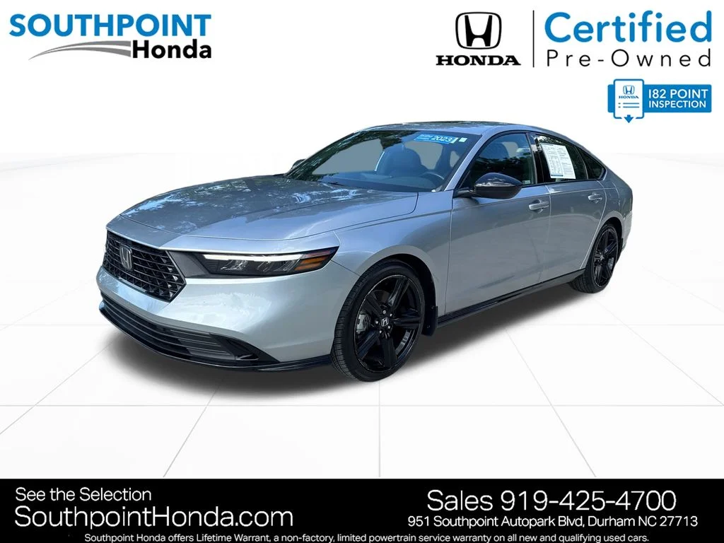 Certified Used 2023 Lunar Silver Metallic Honda HYBRID SPORT-L image 3