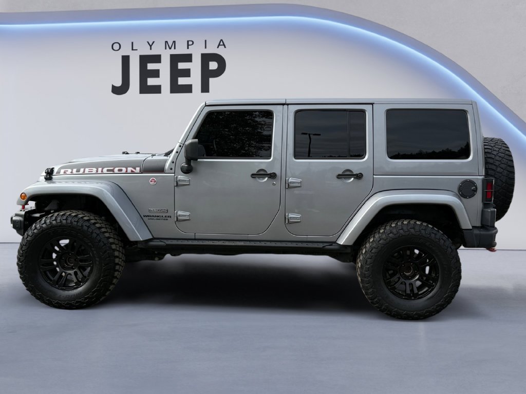 Used 2017 Silver Jeep Unlimited Rubicon Recon image 2
