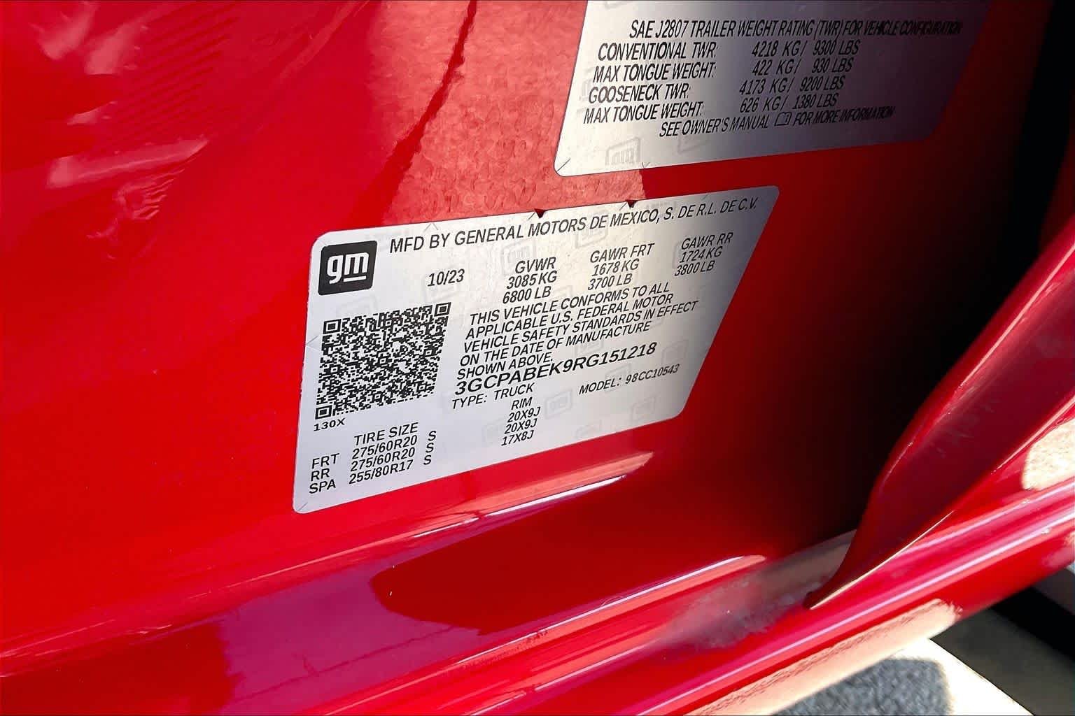 Used 2024 Red Hot Chevrolet Custom image 32