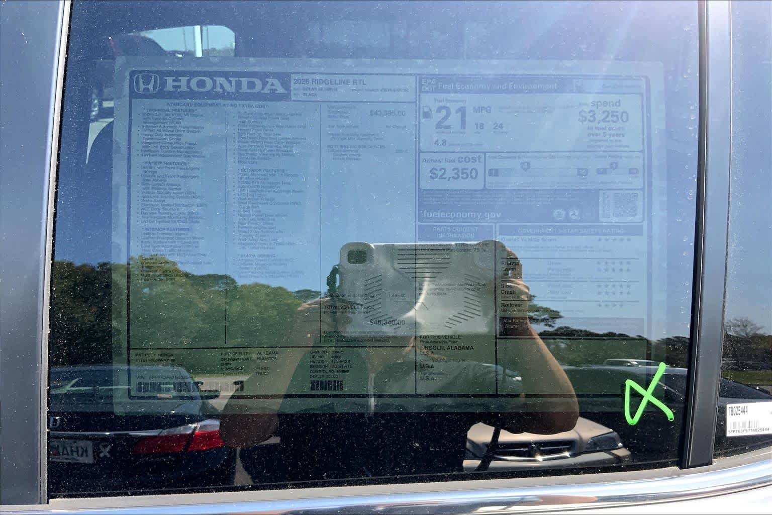 Used 2026 Solar Silver Metallic Honda RTL image 19