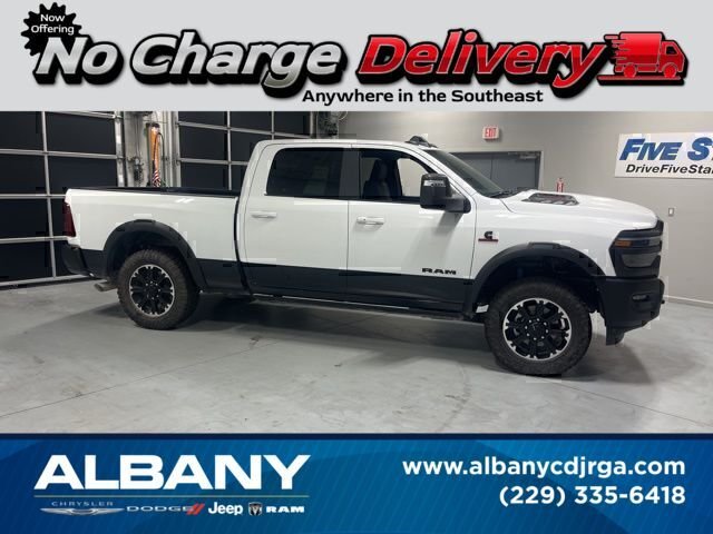 New 2026 Bright White Clear-Coat Exterior Paint RAM Rebel image 1