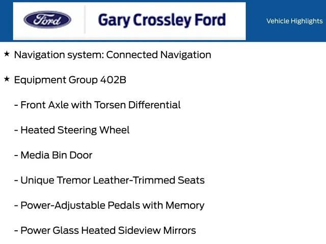 New 2026 Antimatter Blue Metallic Ford Tremor® image 6
