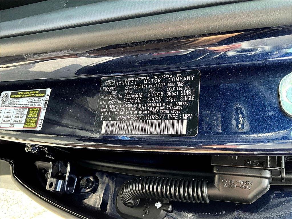 New 2026 Blue Hyundai SEL Premium 8P image 19