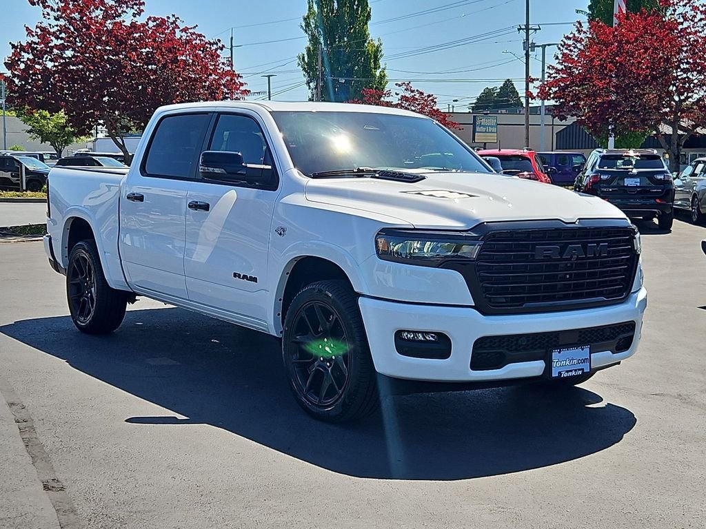 New 2026 Bright White Clear-Coat Exterior Paint RAM Laramie image 8